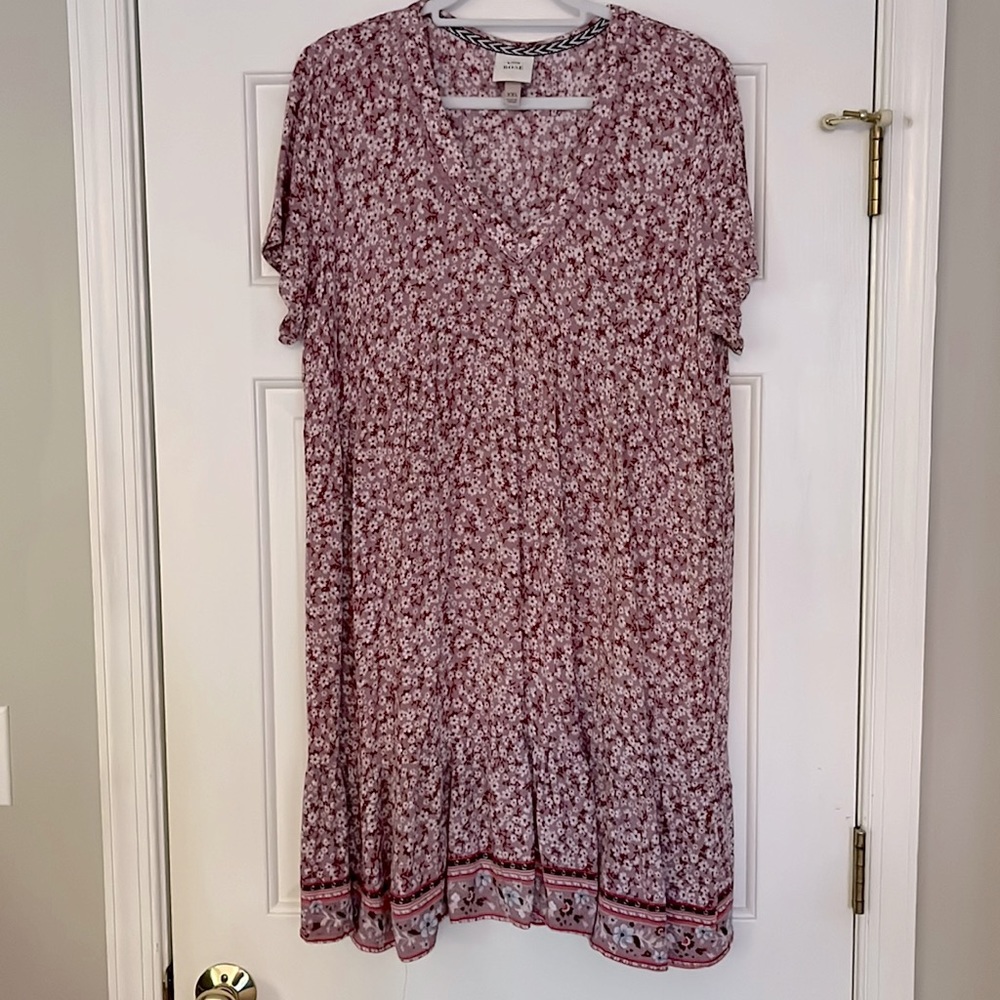 KNOX ROSE Floral Dress XXL